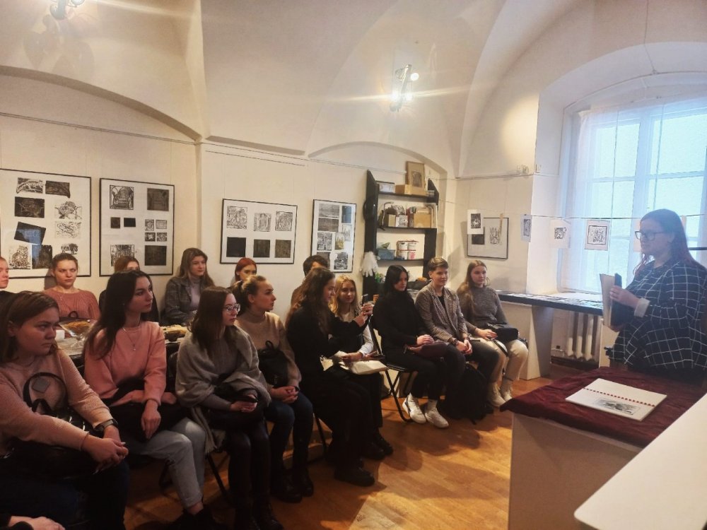 Белорусская мифология. Презентация альбома эстампов.Художественная галерея, г. Полоцк. 2022 г.
